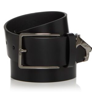 NWT FERRAGAMO Men's Gancini Tip Leather Belt